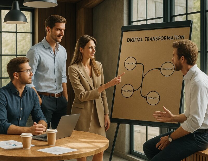 Digital transformation för svenska företag – strategi, struktur och resultat